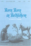 Born, Born in Bethlehem SATB choral sheet music cover